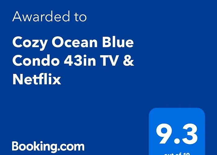 Apartamento Cozy Ocean Blue 43in Tv & Netflix *